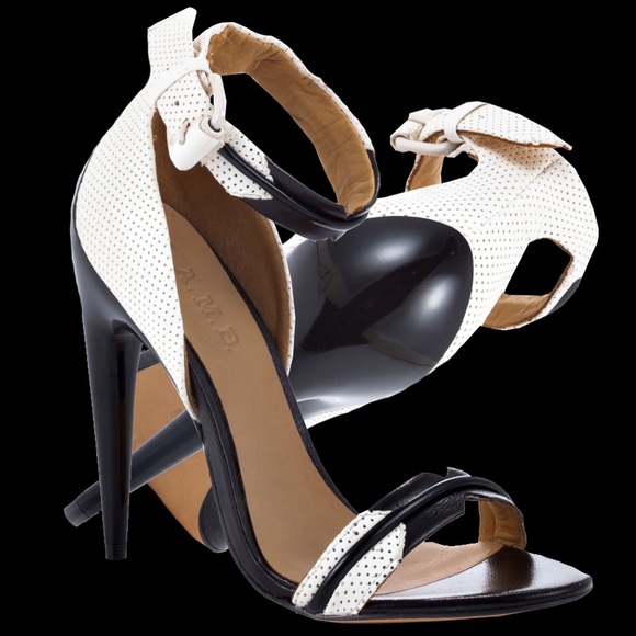 L.A.M.B. Shoes - L.A.M.B Super sexy heels leather ankle strap EUC